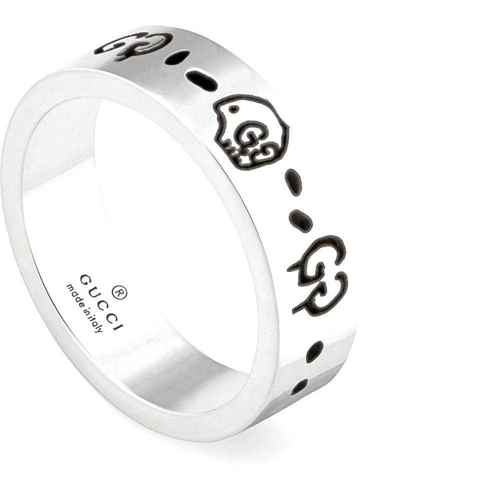 Gucci men’s ghost ring, size 9.